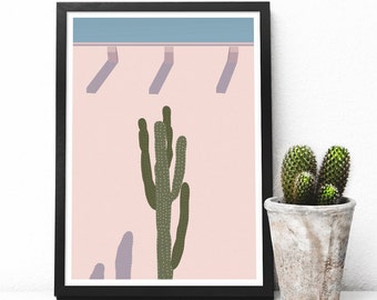 Poster poster graphic design architecture illustration Cactus S02