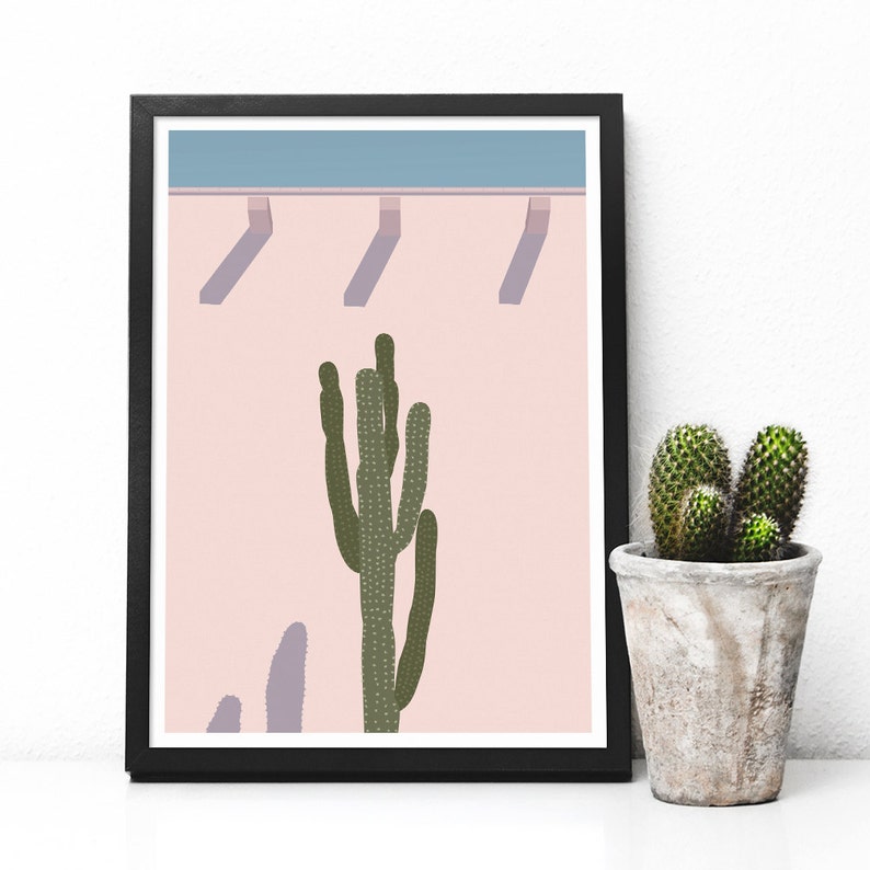 Poster poster graphic design architecture illustration Cactus S02 image 1