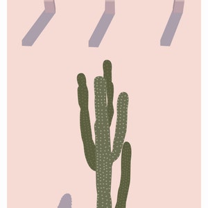 Poster poster graphic design architecture illustration Cactus S02 image 2