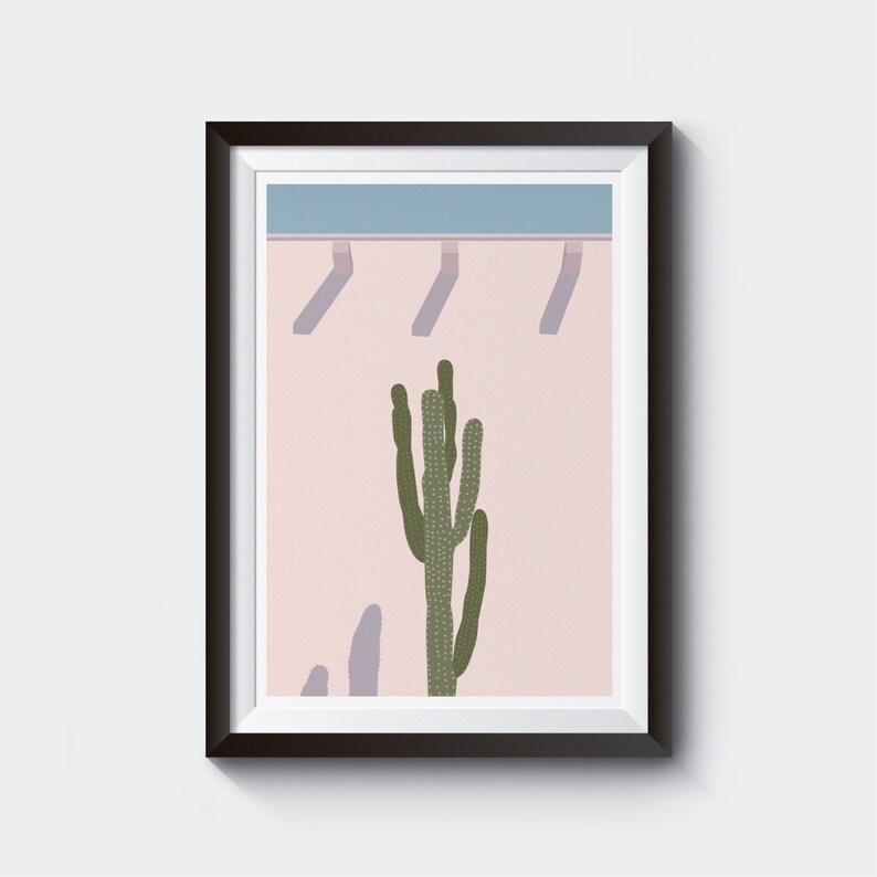 Poster poster graphic design architecture illustration Cactus S02 image 3