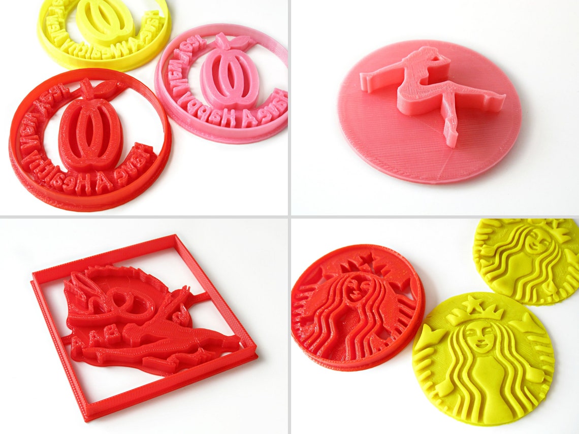 Custom LOGO Cookie Cutter Fondant Cutter. 3D Printed Etsy