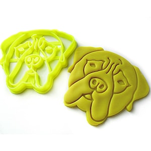 emporte-pièce personnalisé PET PORTRAIT, tampon à biscuits visage de chien/chat, emporte-pièce à fondant. Cadeau personnalisé pour amoureux d'animal de compagnie, imprimé en 3D. Articles de fête