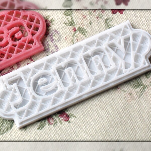 3d Printed Name Tag for Desk Etsy