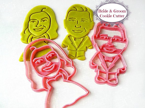 Very Fast Turnaround Time Custom Cookie Cutter Design Based on Portrait