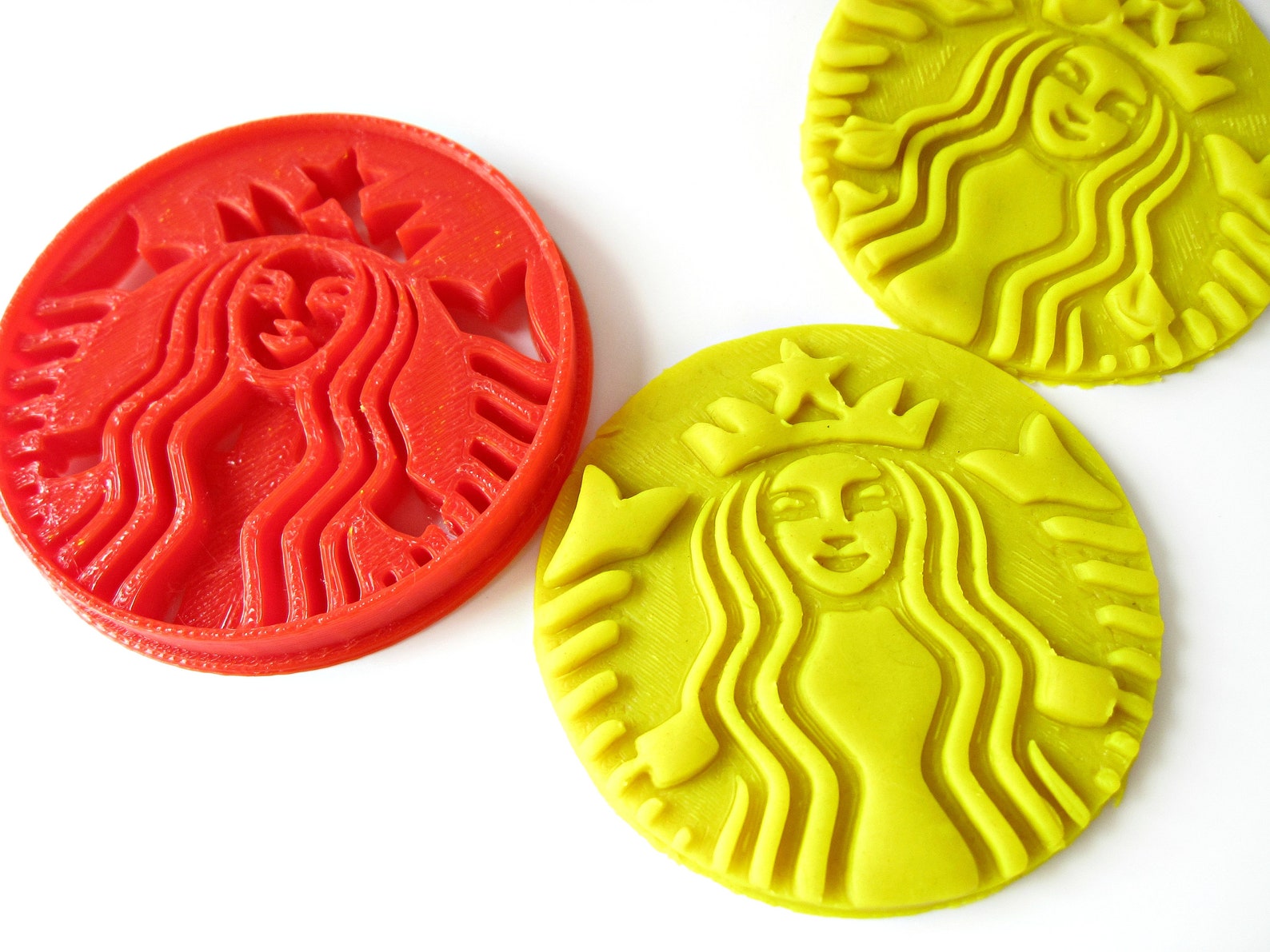 Starbucks Cookie Cutter Logo Fondant Cutter Embosser Stamp Etsy Hong Kong