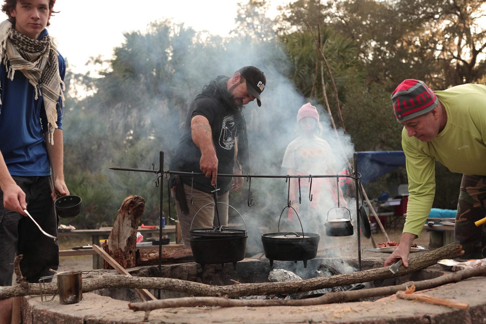 Campfire Cooking Ironstripod Etsy
