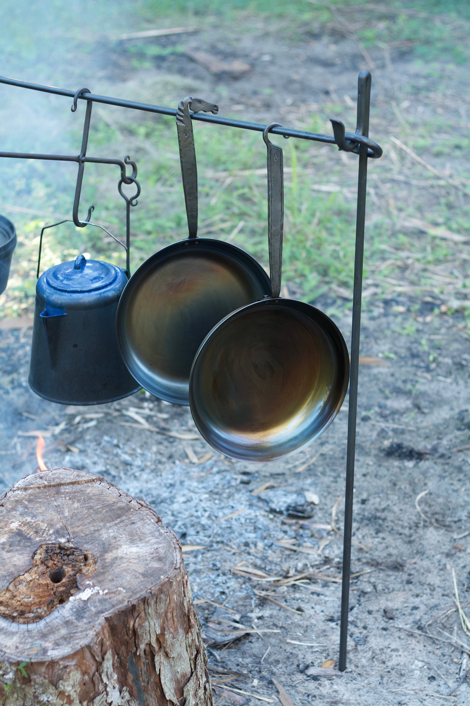 Carbon Steel Pan • Hand Forged Cookware • Newquist Forge