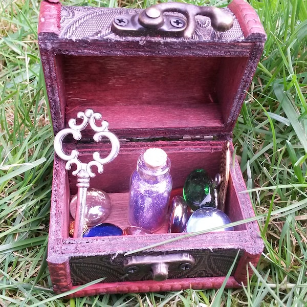 Fairy Princess Treasure Box with Secret Key, Treasure and Fairy Dust