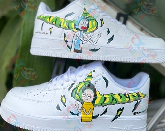 Zapatos personalizados Air Force 1 dibujos animados, Zapatos personalizados bebe