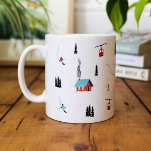 Ski Mug, Skiers Mug, Skiing mug, Ski Gift, Christmas gift