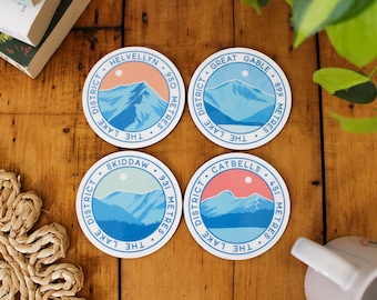 Lake District Mountains Coasters