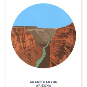 Grand Canyon print, Arizona, Mountain Art image 2