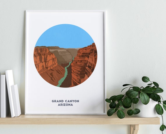 Grand Canyon print, Arizona, Mountain Art