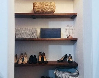 Ceiling Mounted Floating Shelf Brackets Etsy