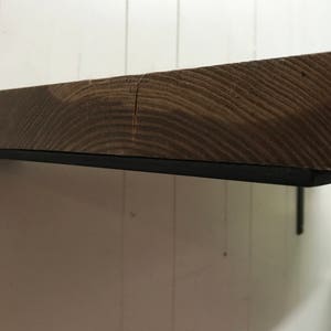 6 inch floating shelf bracket 2 inch wide x 1/4 thick. Hidden floating shelf brackets.