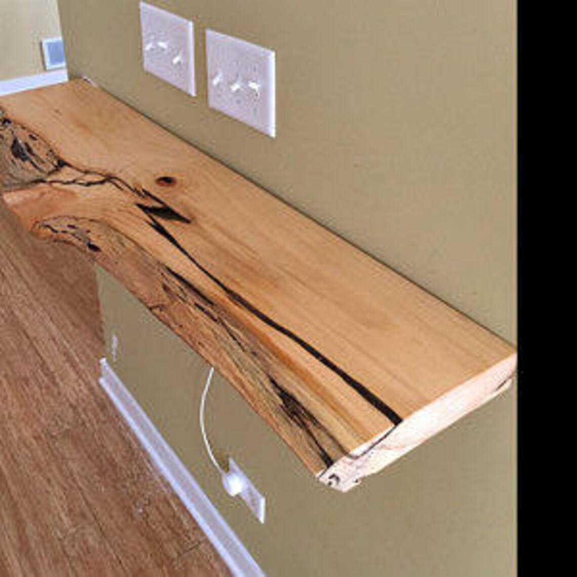 8 Inch Floating Shelf Bracket 2 Inch Wide X 1/4 Thick. Hidden Etsy