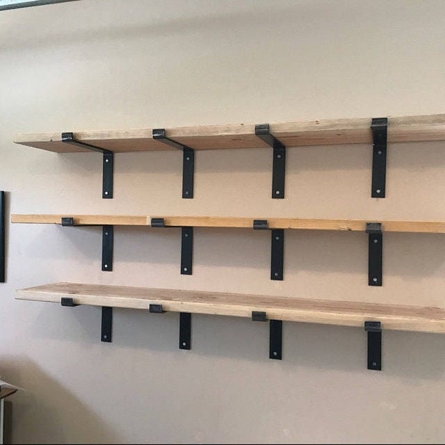 Kitchen Bracket Steel Shelf Bracketopen Shelf Bracketfarm Etsy