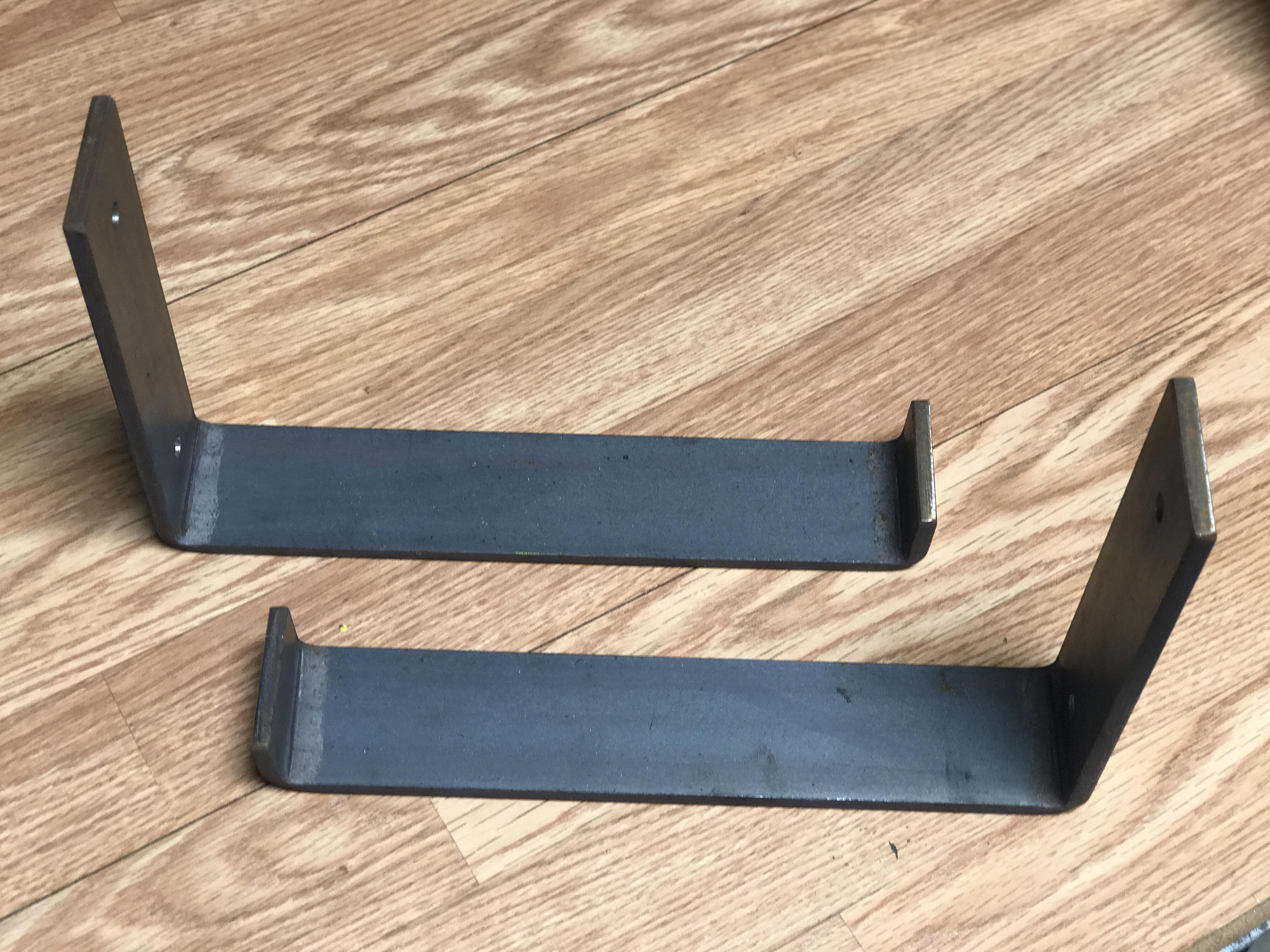 9 1/2 inch Iron Hook Shelf Brackets Metal Shelf Bracket Etsy