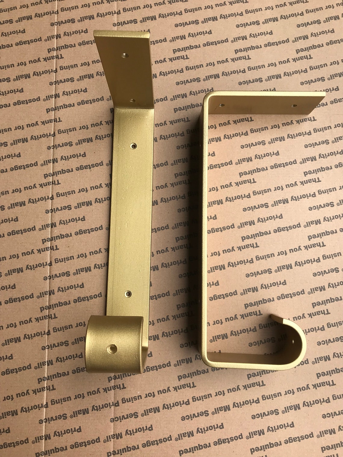 Set of 4 11 inch wide x 1/4 thick Steel closet brackets Etsy