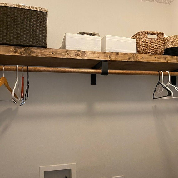 Set of 20 12 Inch Deep X 2 Wide X 1 4 Thick Steel Closet Brackets