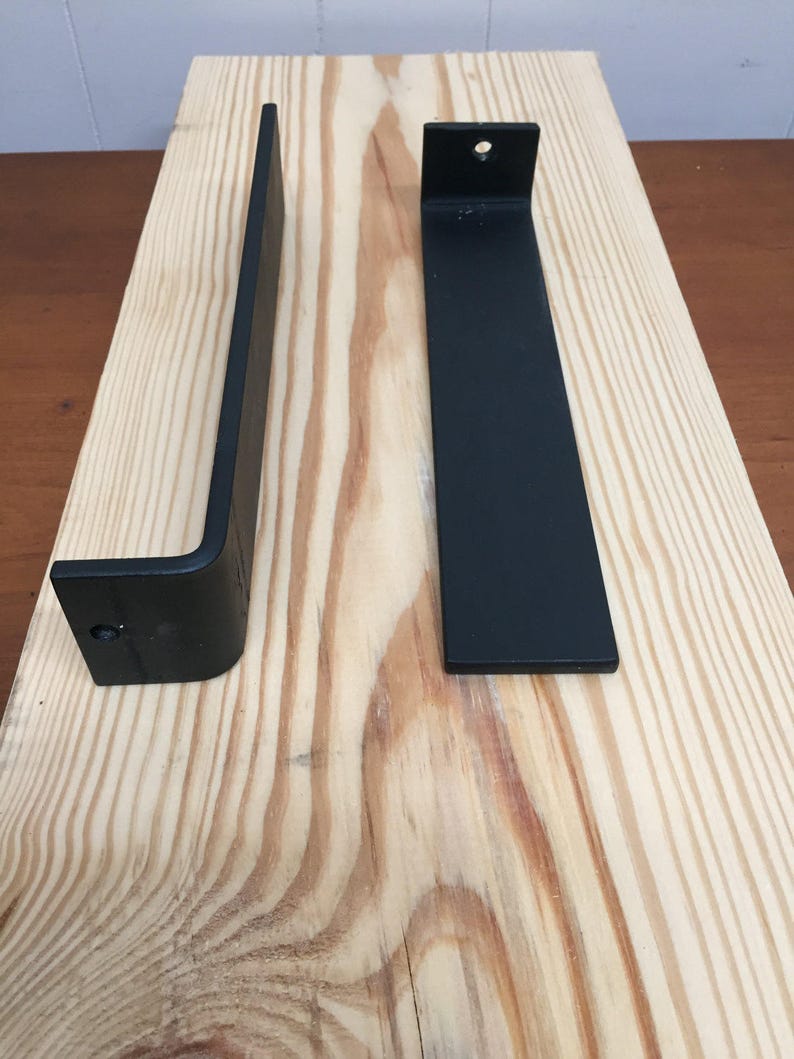 8 Inch Floating Shelf Bracket 2 Inch Wide X 1/4 Thick. Hidden Etsy