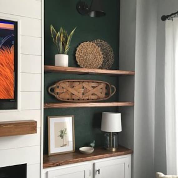 11 Inch Floating Shelf Bracket 2 Inch Wide X 1 4 Thick. Hidden