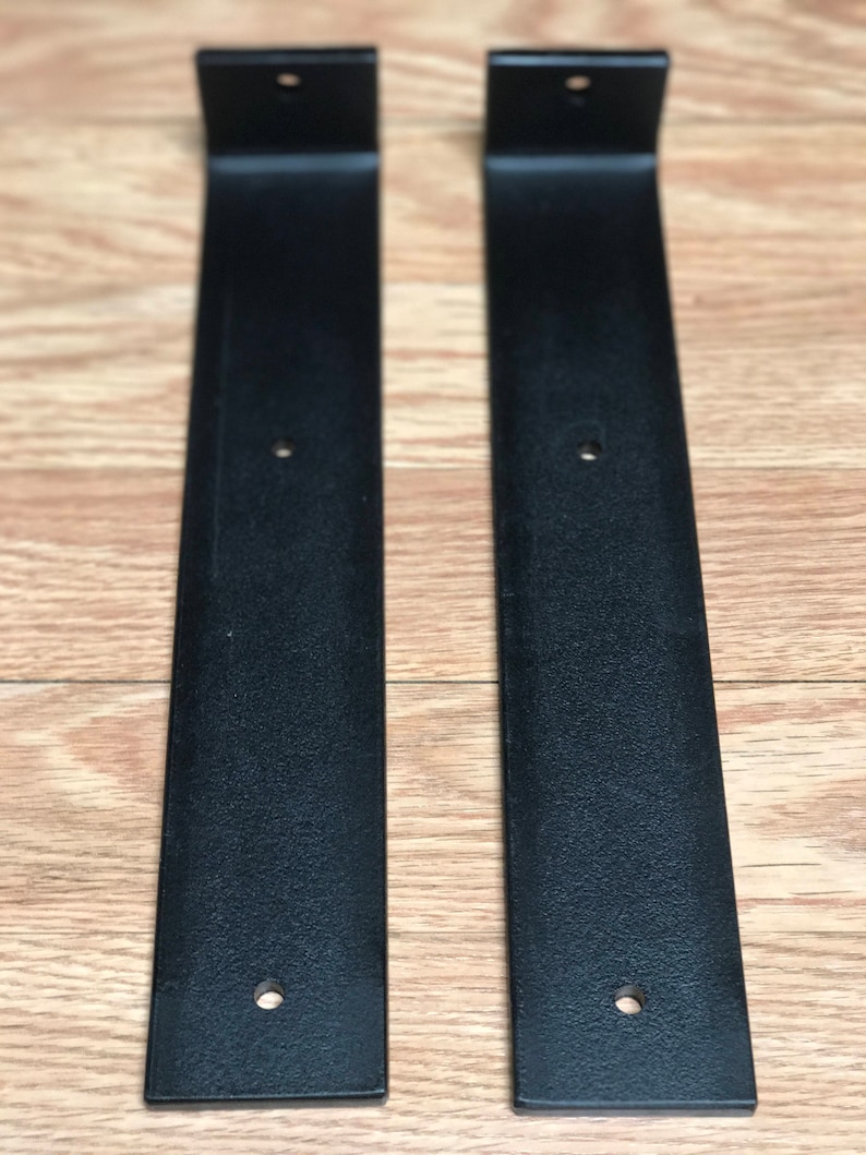 4 inch floating shelf bracket 2 inch wide x 1/4 thick. Hidden | Etsy