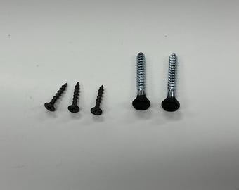 Matching hardware for brackets 1/4 X 2 lags and #6 X 1 screws