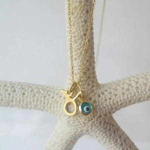 New year gift  Taurus Necklace, Sterling Silver  Zodiac, Taurus charm, Contellation, Birthday gift, Taurus star Sign, Taurus zodiac necklace