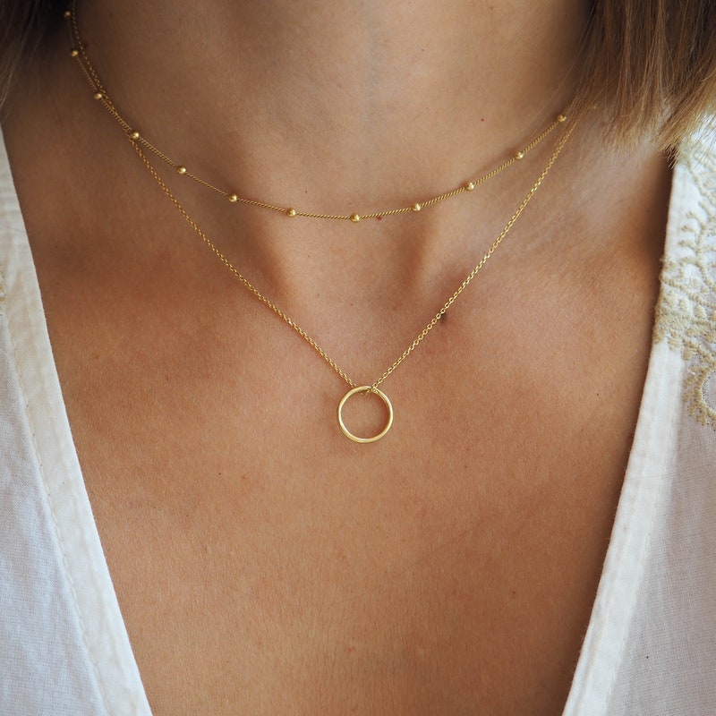 In The Moment Double Layered Necklace