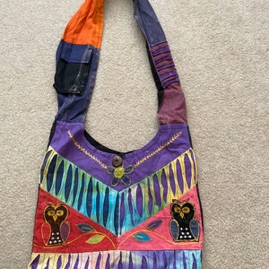 Hippie Boho Bag.  Shoulder Bag. Beautiful bag. Hippie style bag. Gift ideas.