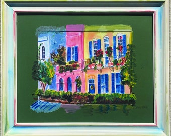 Southern Palette - New for 2020 Painting (Matted & Framed)