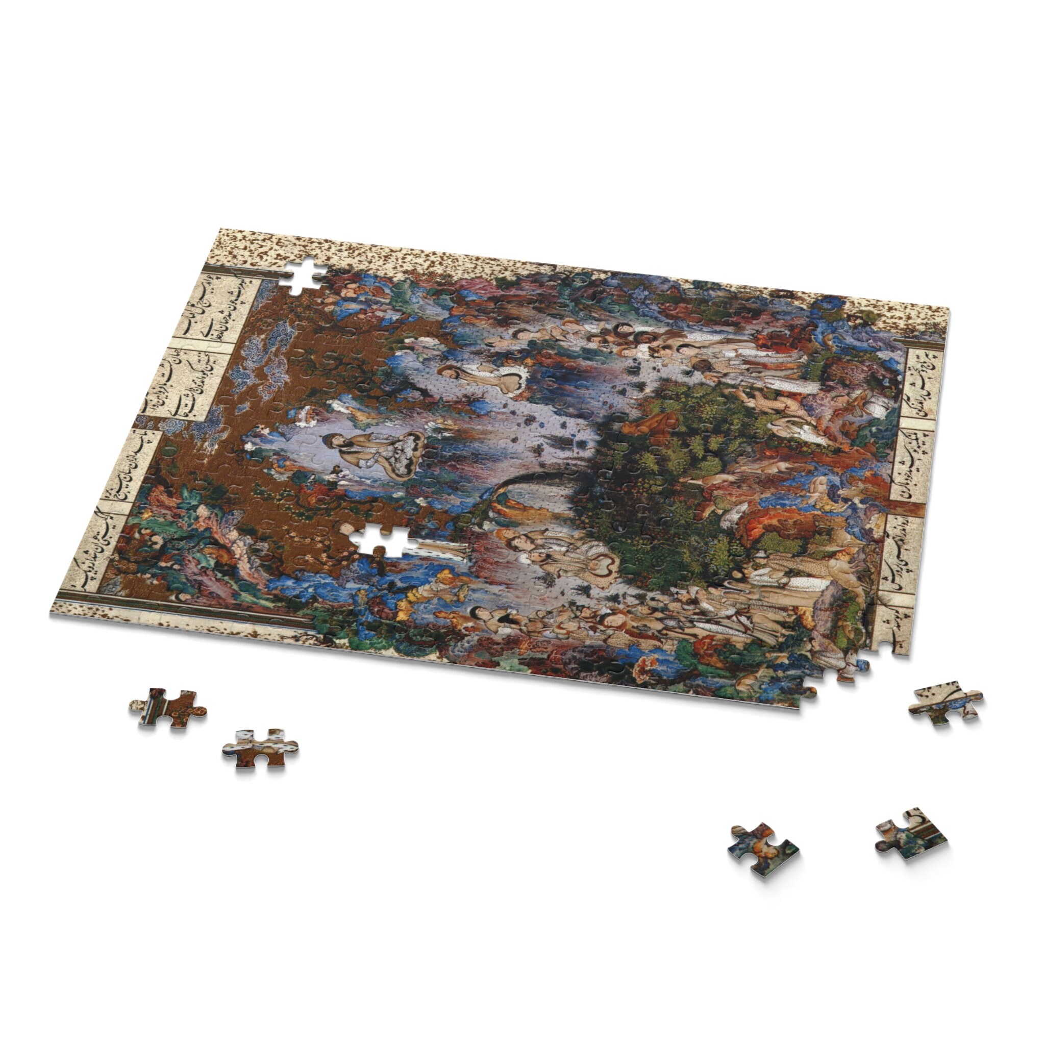 Shahnameh King Tale Puzzle (120, 252, 500-piece) Persian Miniature ...