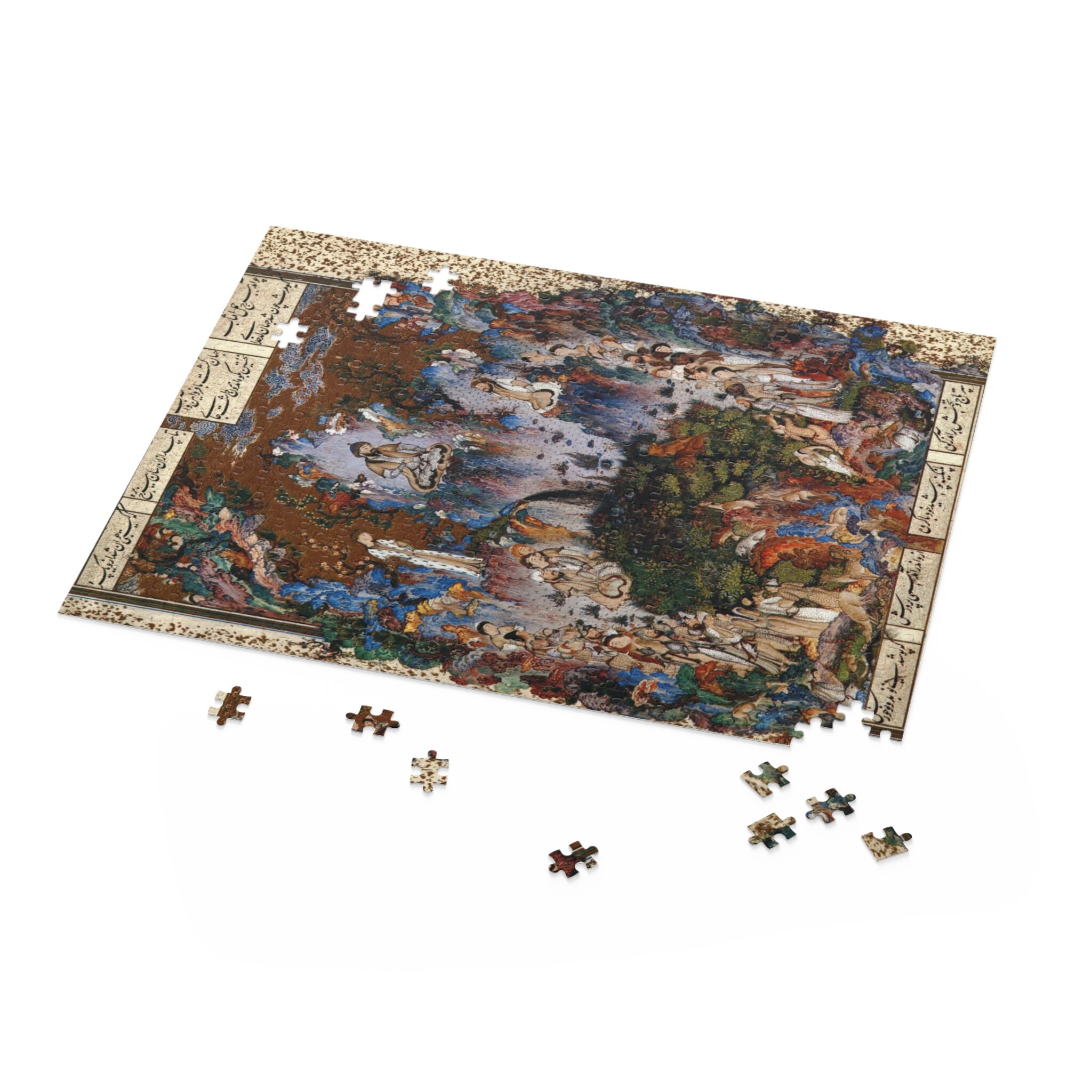 Shahnameh King Tale Puzzle (120, 252, 500-piece) Persian Miniature ...