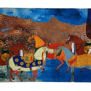 7 Valleys of Love Attar Clutch Bag made  with soft velvet and leather/ chain strap | fold over Persian Middle Eastern