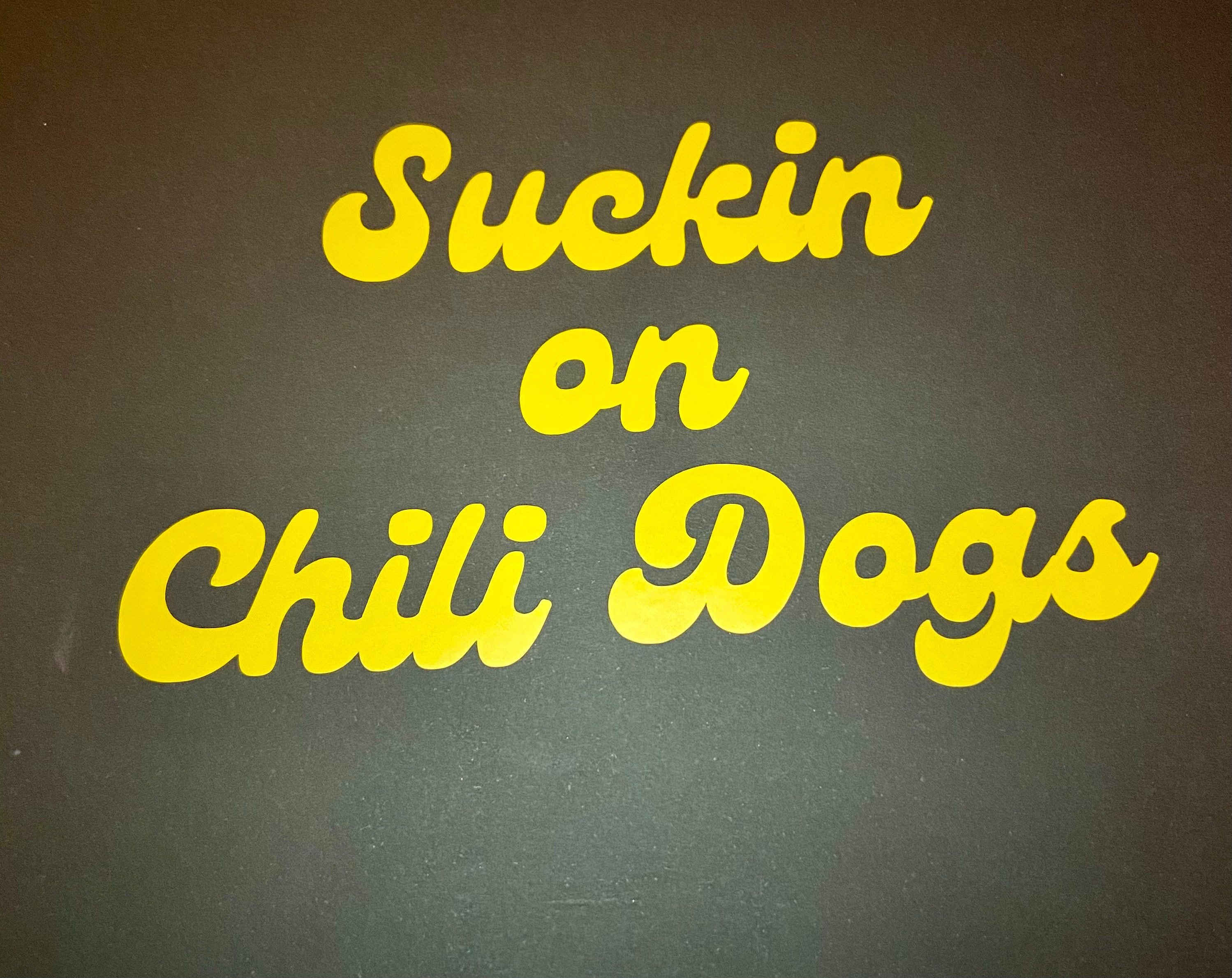 Suckin on Chili Dog Mellencamp decal Etsy