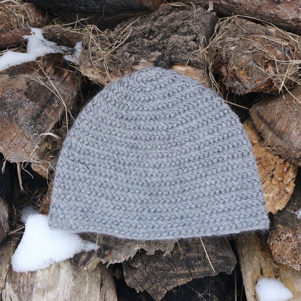 Bonnet Nalbinding fait main, laine, casquette de Viking