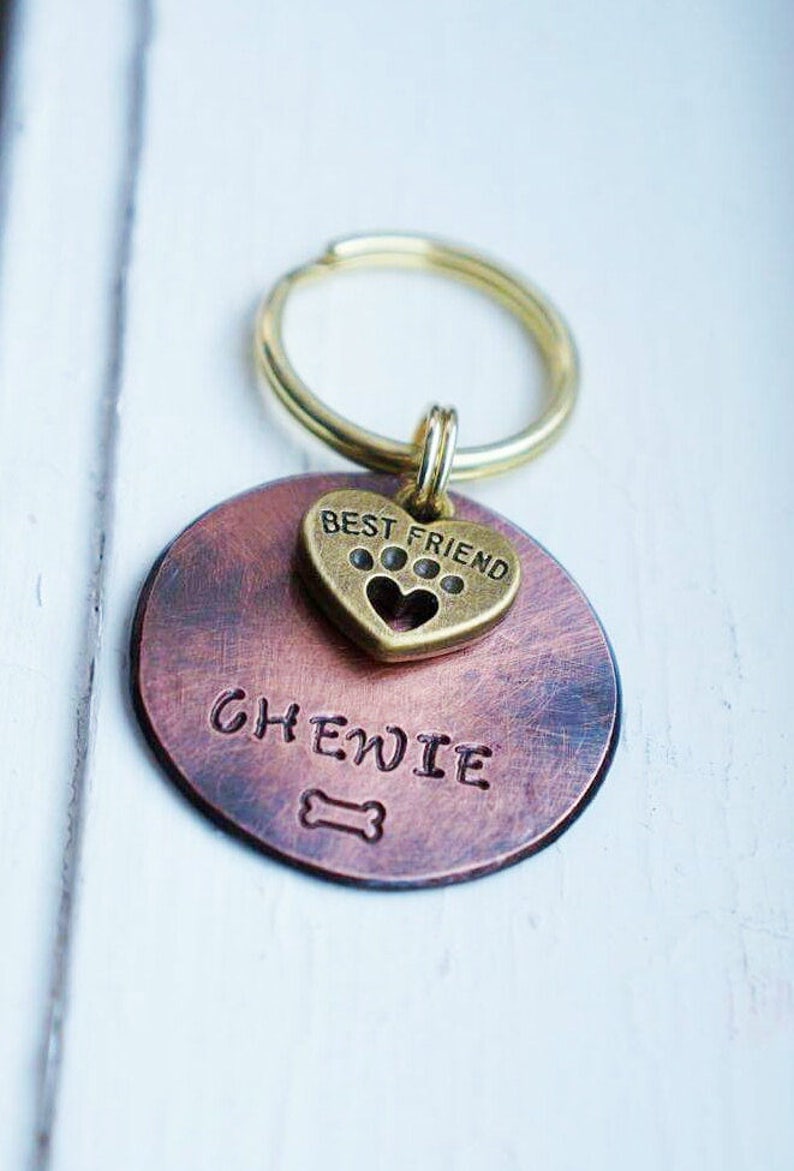 Large Best Friend Dog Tag Dog Tags for Dogs | Etsy
