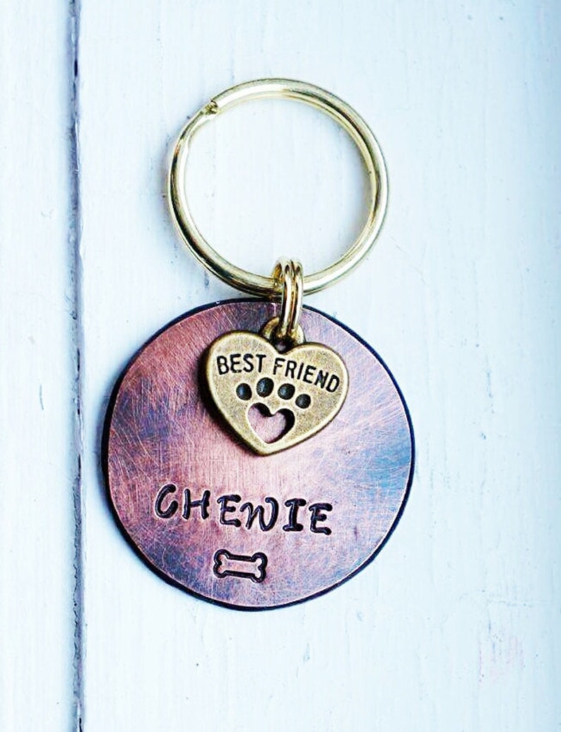 Large Best Friend Dog Tag Dog Tags for Dogs Etsy