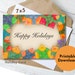 Gifts Present Design Printable Holiday Card Greeting Card - Etsy