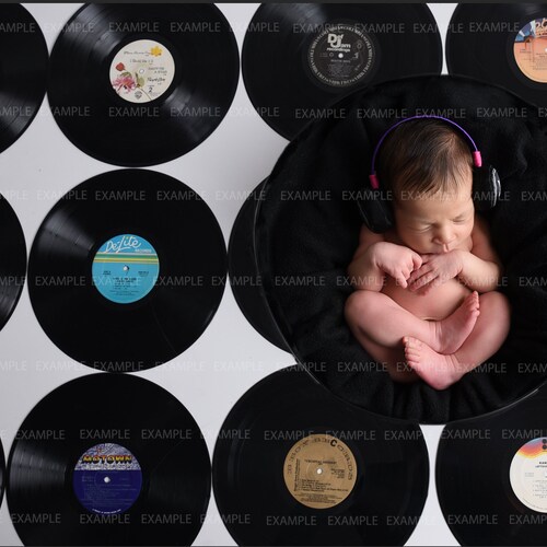 Newborn Digital Backdrop Music Note Newborn Background Music Etsy