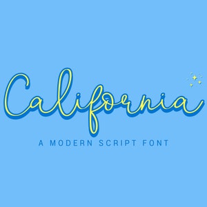 Handwritten font , Cute font , canva font, procreate font