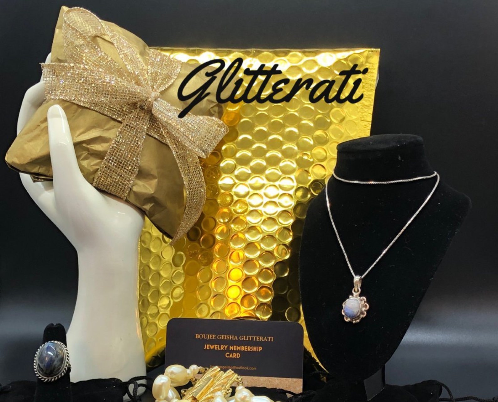 Glitterati JEWELRY BOX 3 Piece Mystery Jewelry Collection Etsy