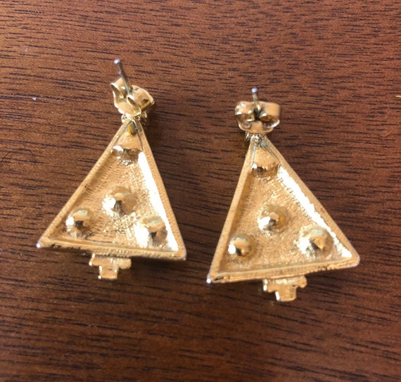 Avon christmas tree earrings online