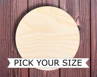 Wooden Circle pick your size, DIY projects, coasters, painting surface and crafting