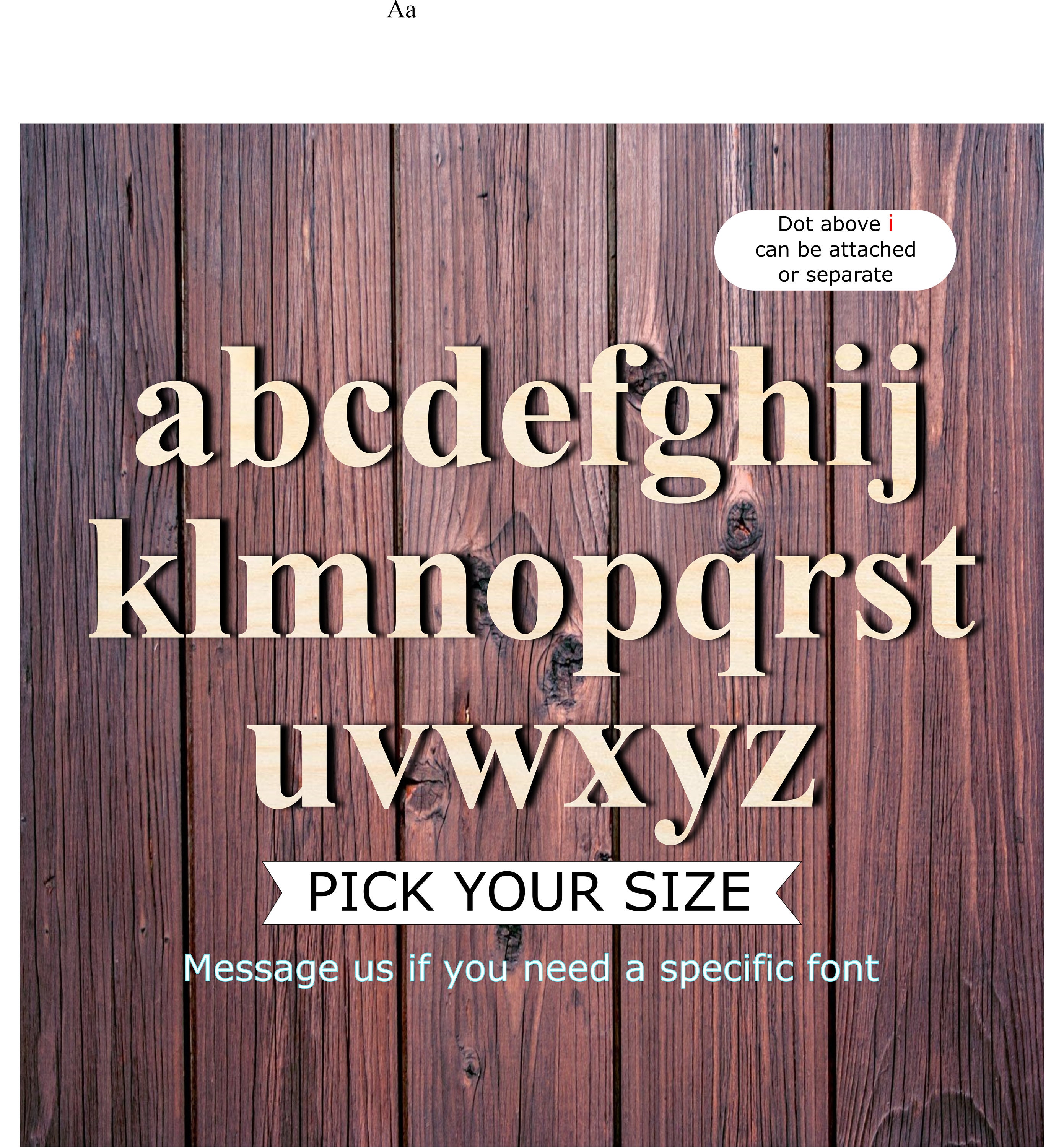Package of 1, 6 Inch X 3/4 Thickness Baltic Birch Wood Letter g in The  Times New Roman Font, Thick, Lower Case for Art & Craft Project, Made in  USA 