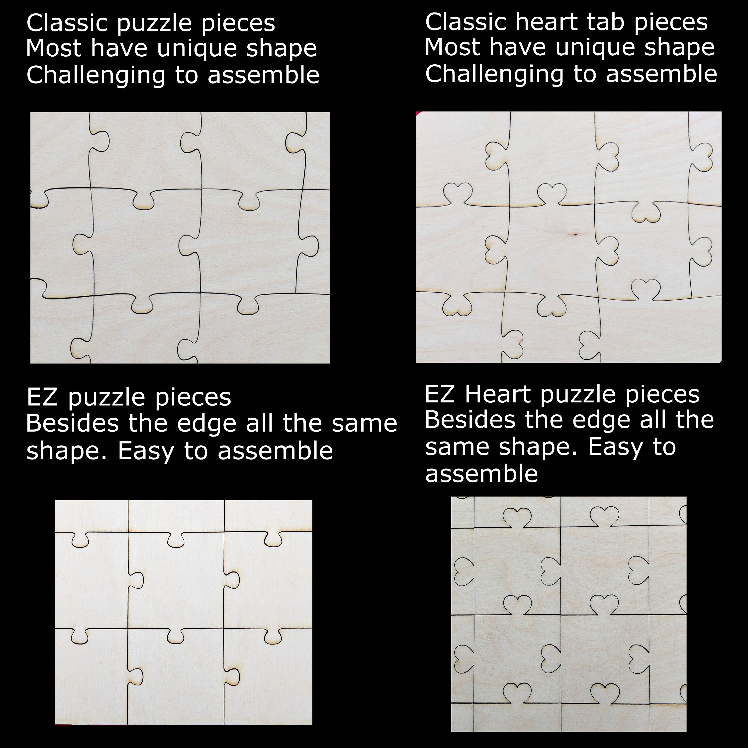 blank wooden puzzle