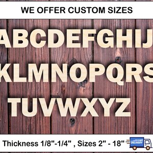 3 inch 284 Pieces Wooden Letters Unfinished Wood Letters for Crafts Cursive A