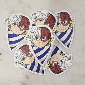 Todoroki Snow Cone My Hero Food Series Sticker