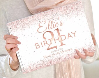 Birthday Guest Book Etsy